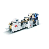 Saco de papel de fundo plano que faz a máquina Inline Printer