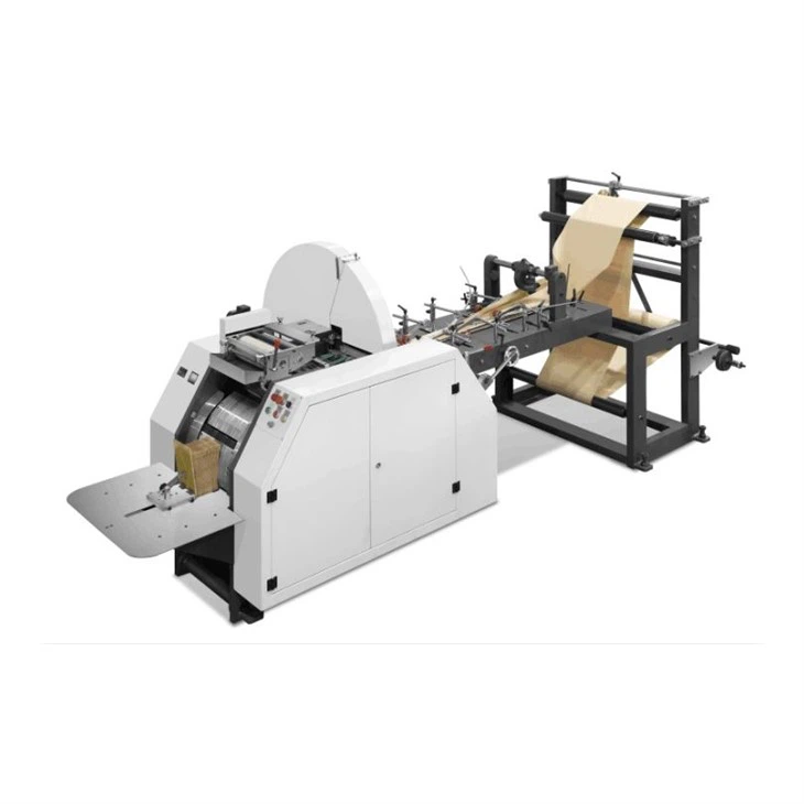 Máquina de fazer saco de papel inferior em V